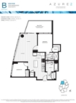 Azure 2 Plan B 2 bed + 2 bath