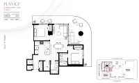 Reign Plan C2 2 bed+DEN+2 bath