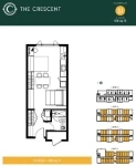 The Crescent at Red Plan S1 Studio+1 bath