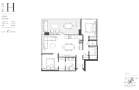 Smith and Farrow Plan H 2 bed +2 bath