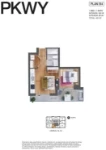 Parkway 1 - Aspect Plan B4 1 bed+1 bath