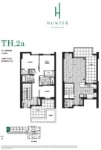 Hunter at Lynn Creek Plan TH2a JR 3 bed+2