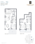 Amber Gate Plan F2(Garden Townhouse) 3 bed+2