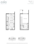 OSLO Plan B1 1 bed+1 bath
