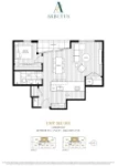 The Arbutus Unit203-303 1 bed + 1 bath