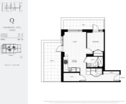 Clive at Collingwood Plan Q 1 bed+Flex+1 bath