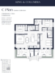 King & Columbia - Phase 2 Plan C(Garden Collection) 3 bed+DEN+2 bath
