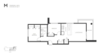 VIVA Plan M 2 bed+1 bath
