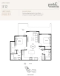 Park & Maven Plan F12 2 bed+2 bath