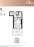 Oku - 64|Oak Plan R Studio + 1 bath+Flex