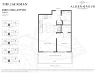 Aldergrove Town Centre phase2 Plan C 1 bed+1 bath