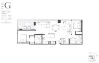 Smith and Farrow Plan G 2 bed + FLEX + 2 bath