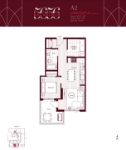 5656 Balaclava Plan A2 1 bed+Storge+Laundry+1 bath