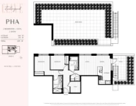 Clive at Collingwood Plan PHA 2 bed+Flex+2 bath