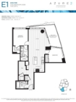 Azure 2 Plan E1 2 bed+ DEN+ 2 bath