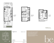 Be W 49th Type C2 3 Bedroom + Den