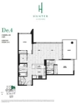 Hunter at Lynn Creek Plan De4 2 bed+DEN+2 bath