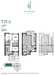 Hunter at Lynn Creek Plan TH2 JR 3 bed+2