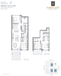 Amber Gate Plan F(Garden Townhouse) 4 bed+DEN+3 bath