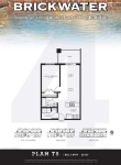 Brickwater Phase 4 Plan-T8-1-bed+1-bath