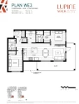 Lupine Walk Plan WE3 2 bed+DEN+2 bath