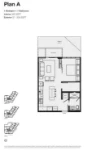 Format Plan A 1 bed+1 bath