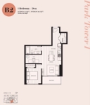 Holland Parkside Plan B2 1 bed+DEN+1 bath