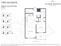 Aldergrove Town Centre phase2 Plan D 1 bed+1 bath