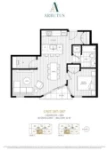 The Arbutus Unit207-307 1 bed +DEN+1 bath