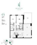 Hunter at Lynn Creek C1 2 bedroom 2 bath