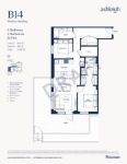 Ashleigh Oakridge Plan B14 2 Beroom + Flex 2 Bathroom