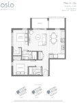OSLO Plan A2a 2 bed+2 bath