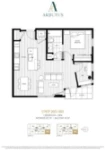 The Arbutus Unit205-305 1 bed+DEN+ 1 bath