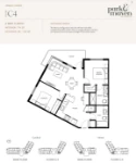 Park & Maven Plan C4 2 bed+2 bath