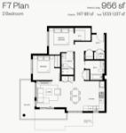 Hue Plan F7 2 bed+1