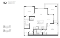 VIVA Plan H2 Premium 2 bed+2 bath