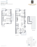Amber Gate Plan C 3 bed+3 bath