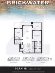 Brickwater Phase 4 Plan-M1-2-bed+2-bath