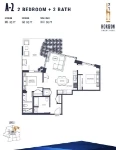 Horizon 21 Plan A2 2 bed + 2 bath