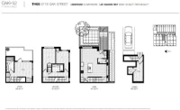 Oak+52 Townhomes Plan TH05 3 bed+2
