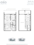 OSLO Plan B2b 2 bed+2 bath+Study