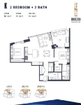 Horizon 21 Plan K 2 bed + 2 bath