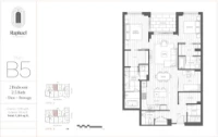 Raphael Plan B5 2 bed + 2