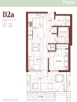 Popolo Plan D2a 1 bed + DEN