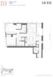 MODE Plan D3 2 bed+Flex+2 bath