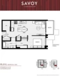 Savoy Plan G 1 bed+DEN