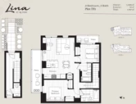Lina at QE Park Plan TH1 2 bed+2 bath