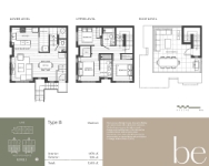 Be W 49th Type B 3 Bedroom