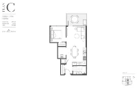 Smith and Farrow Plan C 1 bed +DEN + 1 bath