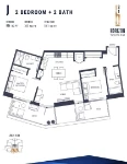 Horizon 21 Plan J 2 bed + 2 bath